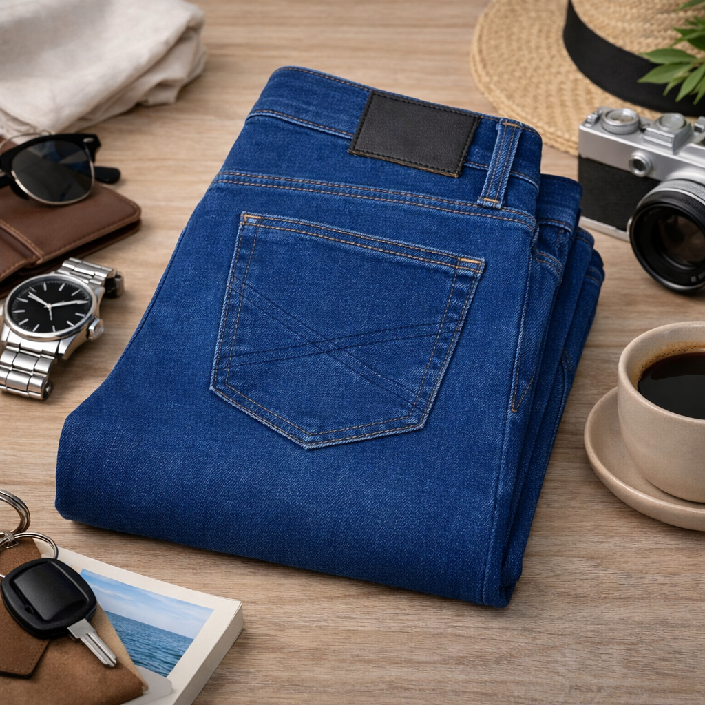 KIT 2 Calça Jeans Masculino Skinny Elastano