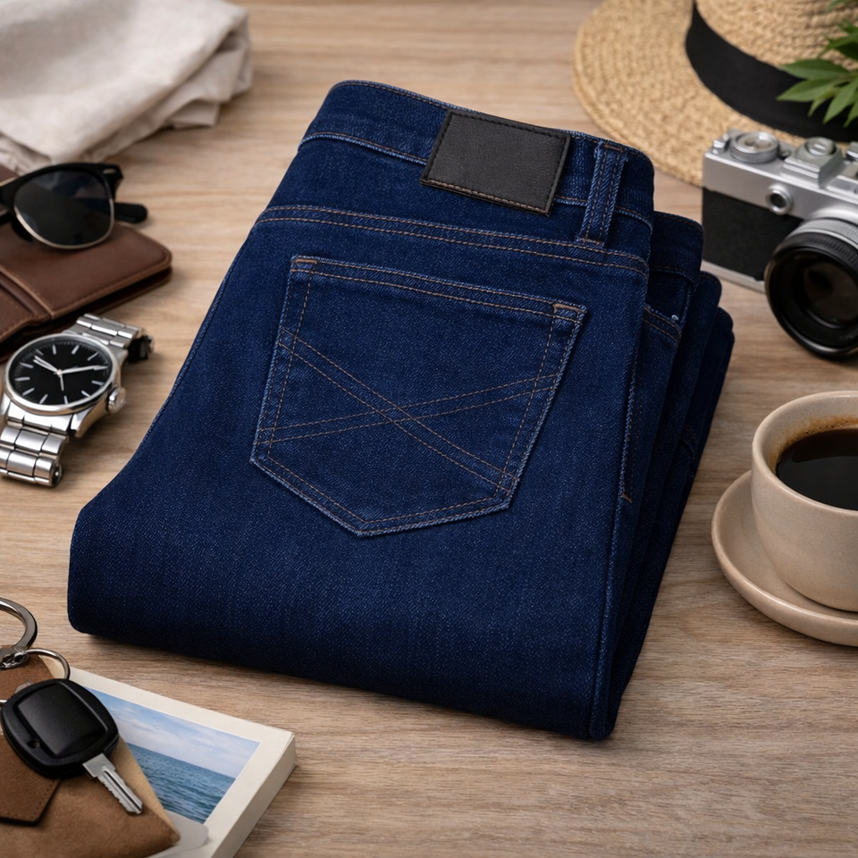 KIT 2 Calça Jeans Masculino Skinny Elastano