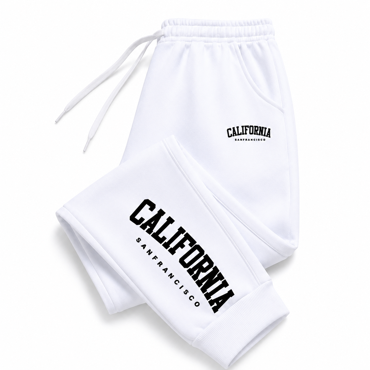 Kit 3 Calças Moletom California Masculina Felpada Grossa Inverno P ao G3