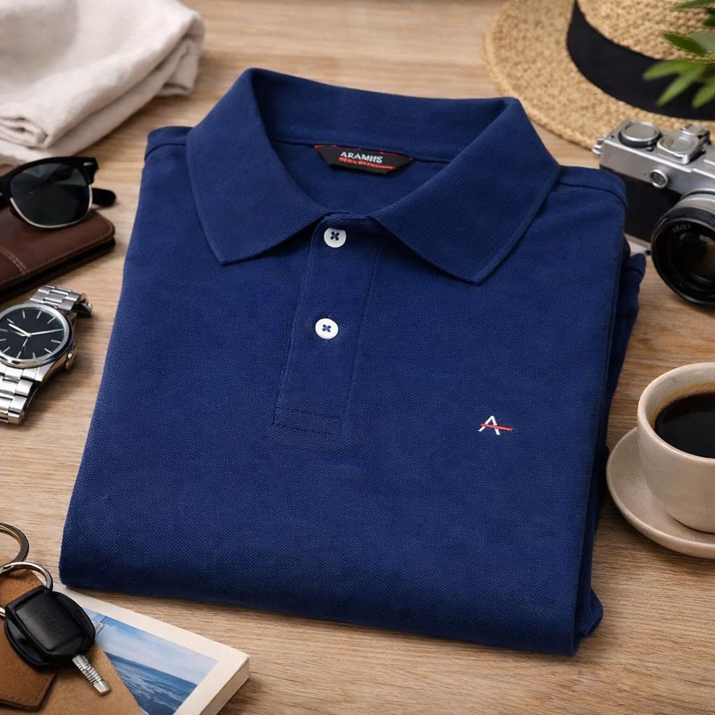 Kit 2 Camisas Polo Masculina Algodão Piquet Básica Premium