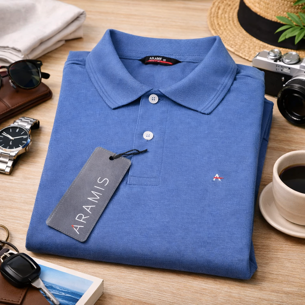 Camisa Polo Masculina Algodão Piquet Básica Premium