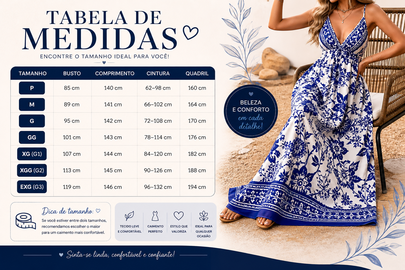 Vestido Boho Longo Estampado