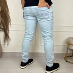 KIT 2 Calça Jeans Masculino Skinny Elastano