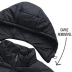 Jaqueta Puffer Corta Vento Nylon Frio Reforçada