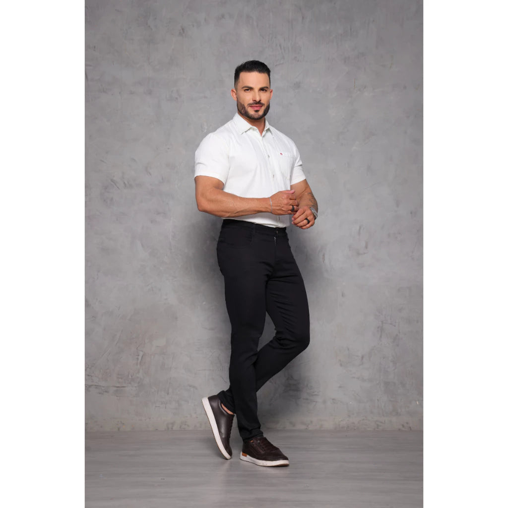 Calça Jeans Masculina Skinny Com Elastano Premium Promoção