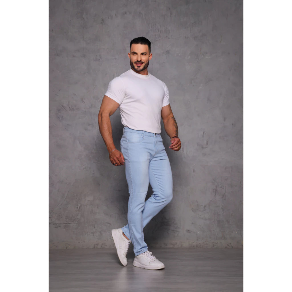 Calça Jeans Masculina Skinny Com Elastano Premium Promoção
