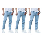 Kit Calças Jeans Premium - Frete Grátis - Skinny Corte tradicional Basico com Lycra