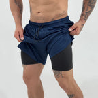 KIT 3 Shorts 2 em 1 Masculino Dry Fit