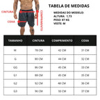 KIT 3 Shorts 2 em 1 Masculino Dry Fit