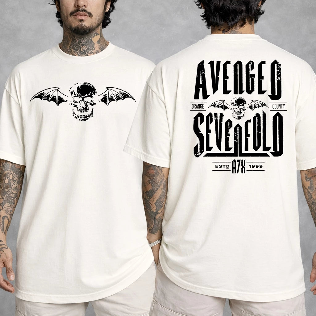 Camiseta Oversized Oversized Rock Avenged Sevenfold
