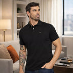 Camisa Polo Masculina Algodão Piquet Básica Premium