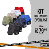 8 Bermudas Everlast Plus Size - Frete Grátis
