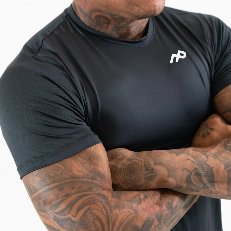 Camiseta Dry Fit Manga Curta  Proteção UV50+ Preto