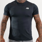 Camiseta Dry Fit Manga Curta  Proteção UV50+ Preto