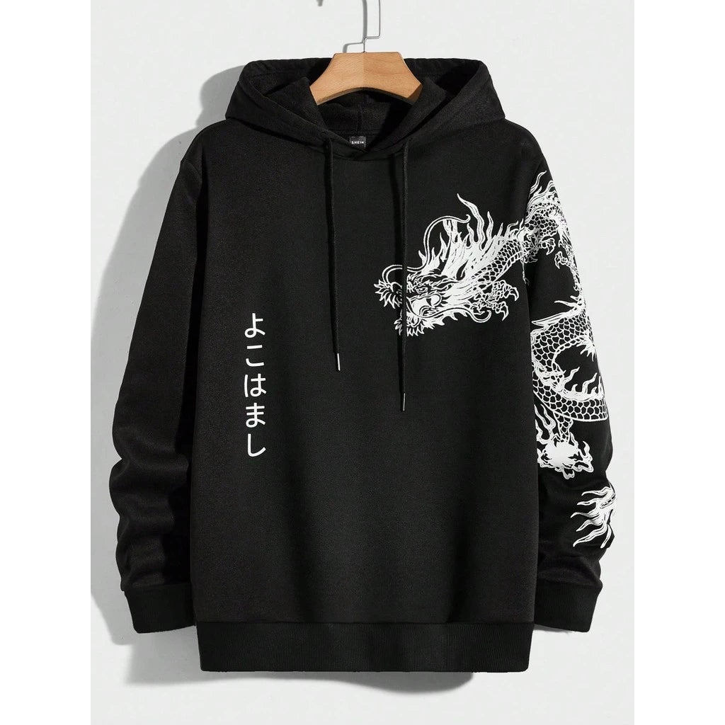 Moletom Com Capuz  Dragão Streetwear