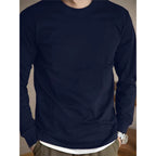 Camiseta Básica Manga Longa 100% Algodão Premium