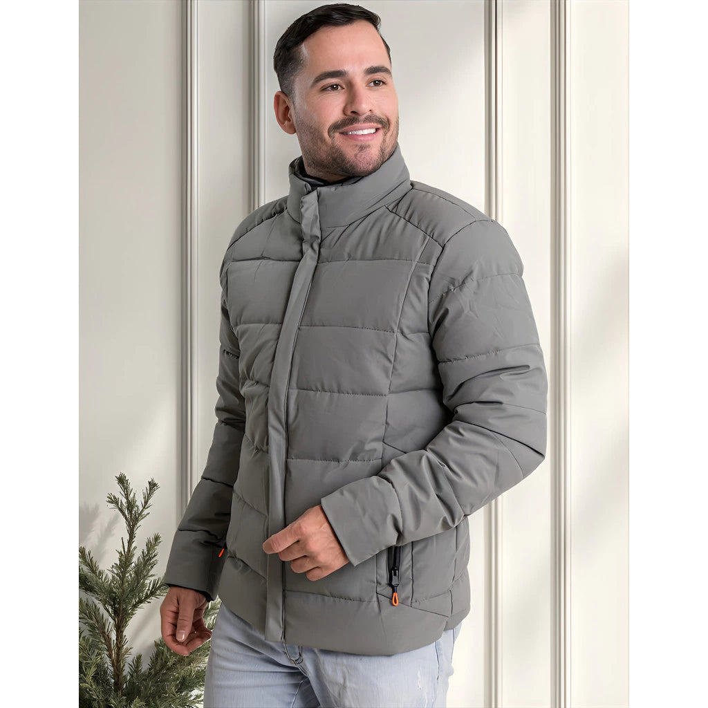 Jaqueta Puffer Corta Vento Nylon Frio Reforçada
